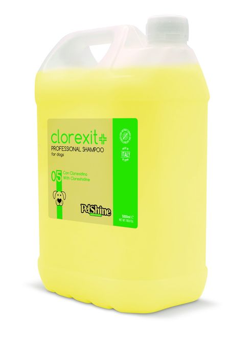 Hovedbilde PetShine Clorexit Sjampo, 5 ltr